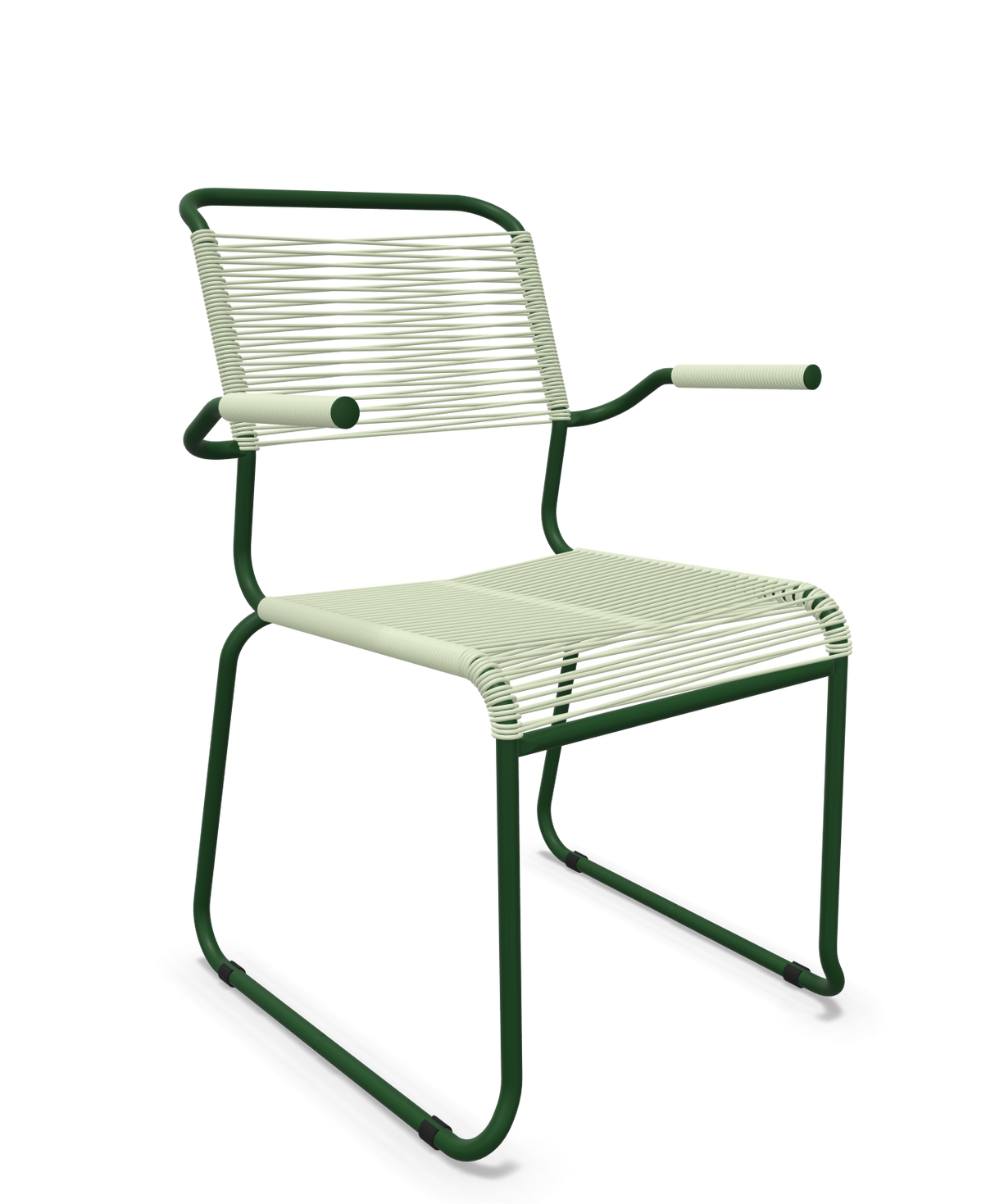 Schaffner Säntis Fauteuil repas Spaghetti pieds en luge