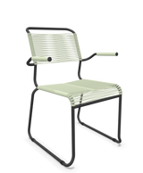 Schaffner Säntis Fauteuil repas Spaghetti pieds en luge