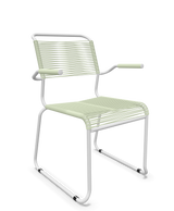 Schaffner Säntis Fauteuil repas Spaghetti pieds en luge
