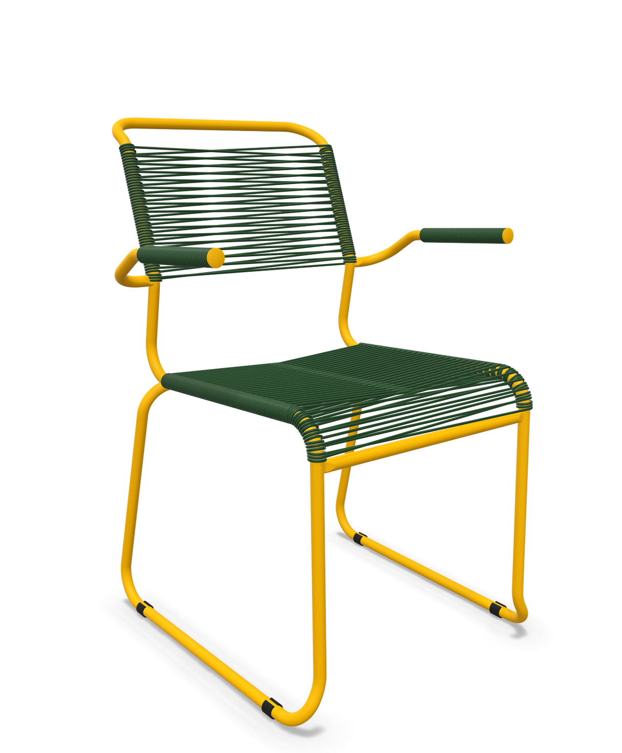 Schaffner Säntis Fauteuil repas Spaghetti pieds en luge
