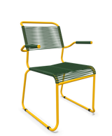 Schaffner Säntis Fauteuil repas Spaghetti pieds en luge
