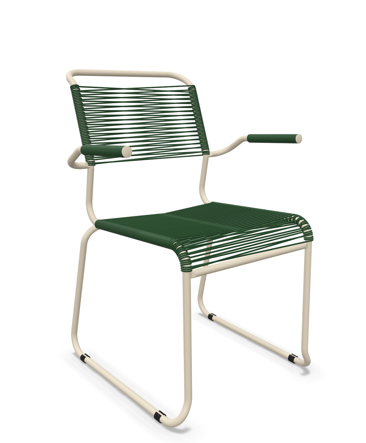Schaffner Säntis Fauteuil repas Spaghetti pieds en luge