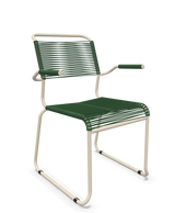Schaffner Säntis Fauteuil repas Spaghetti pieds en luge