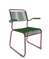 Schaffner Säntis Fauteuil repas Spaghetti pieds en luge