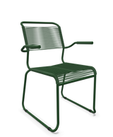 Schaffner Säntis Fauteuil repas Spaghetti pieds en luge