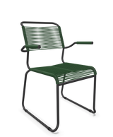 Schaffner Säntis Fauteuil repas Spaghetti pieds en luge