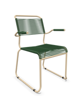 Schaffner Säntis Fauteuil repas Spaghetti pieds en luge