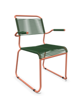 Schaffner Säntis Fauteuil repas Spaghetti pieds en luge