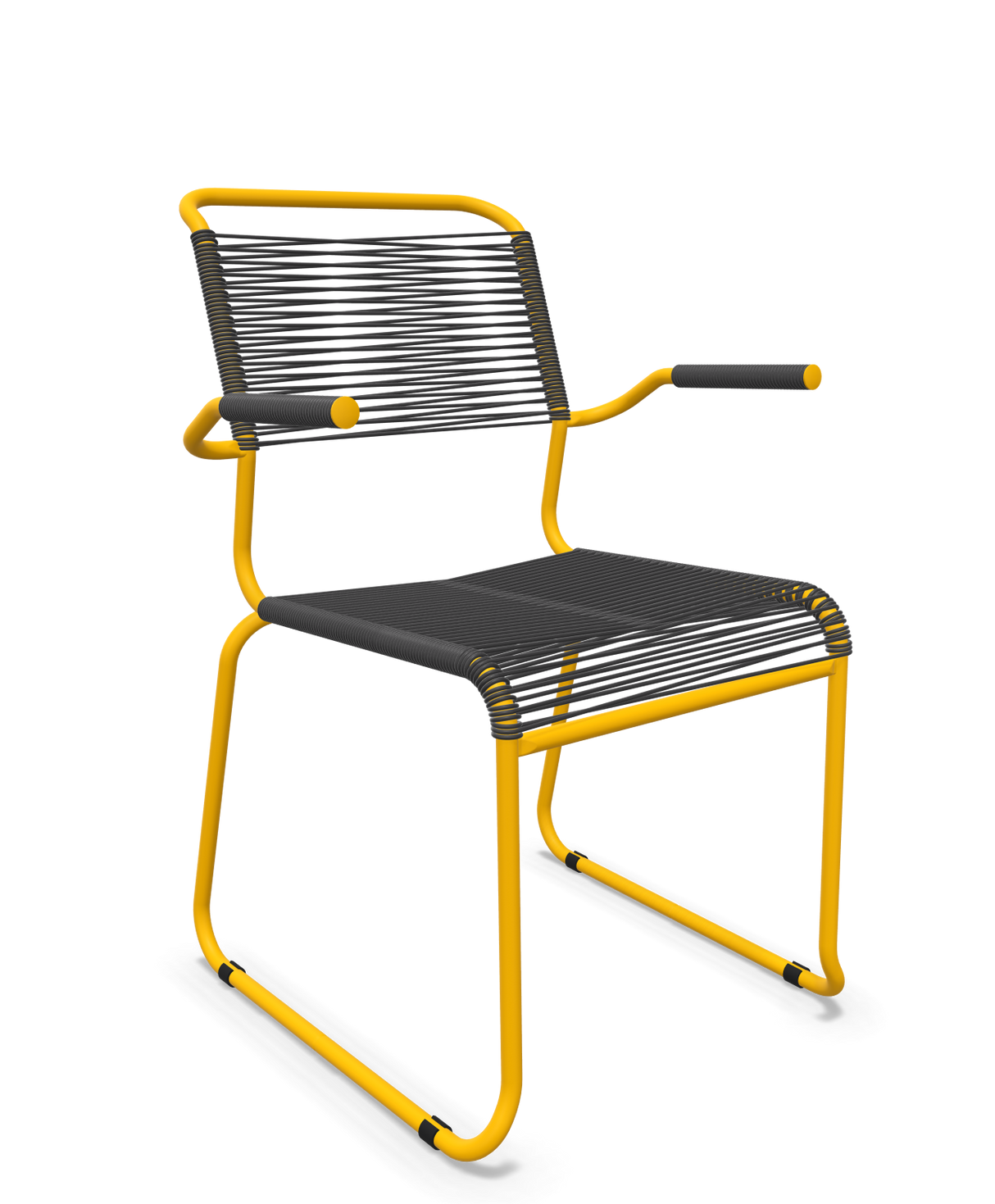 Schaffner Säntis Fauteuil repas Spaghetti pieds en luge