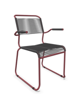 Schaffner Säntis Fauteuil repas Spaghetti pieds en luge
