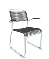 Schaffner Säntis Fauteuil repas Spaghetti pieds en luge