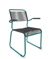 Schaffner Säntis Fauteuil repas Spaghetti pieds en luge