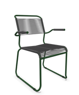 Schaffner Säntis Fauteuil repas Spaghetti pieds en luge