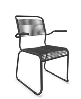Schaffner Säntis Fauteuil repas Spaghetti pieds en luge
