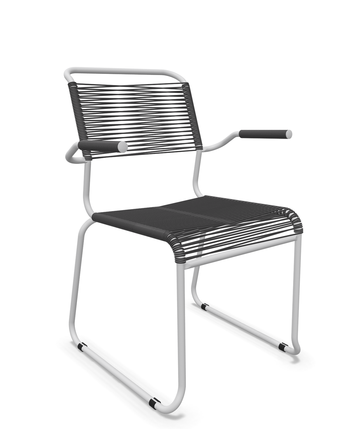Schaffner Säntis Fauteuil repas Spaghetti pieds en luge