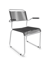 Schaffner Säntis Fauteuil repas Spaghetti pieds en luge