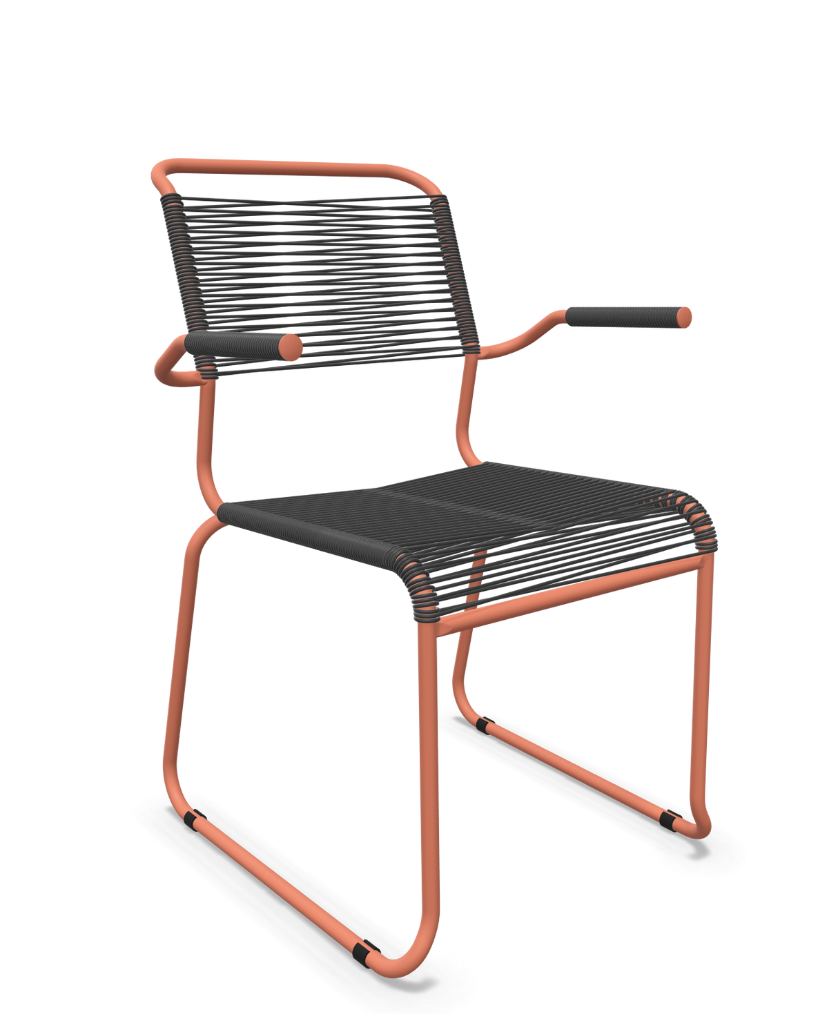 Schaffner Säntis Fauteuil repas Spaghetti pieds en luge