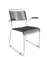 Schaffner Säntis Fauteuil repas Spaghetti pieds en luge