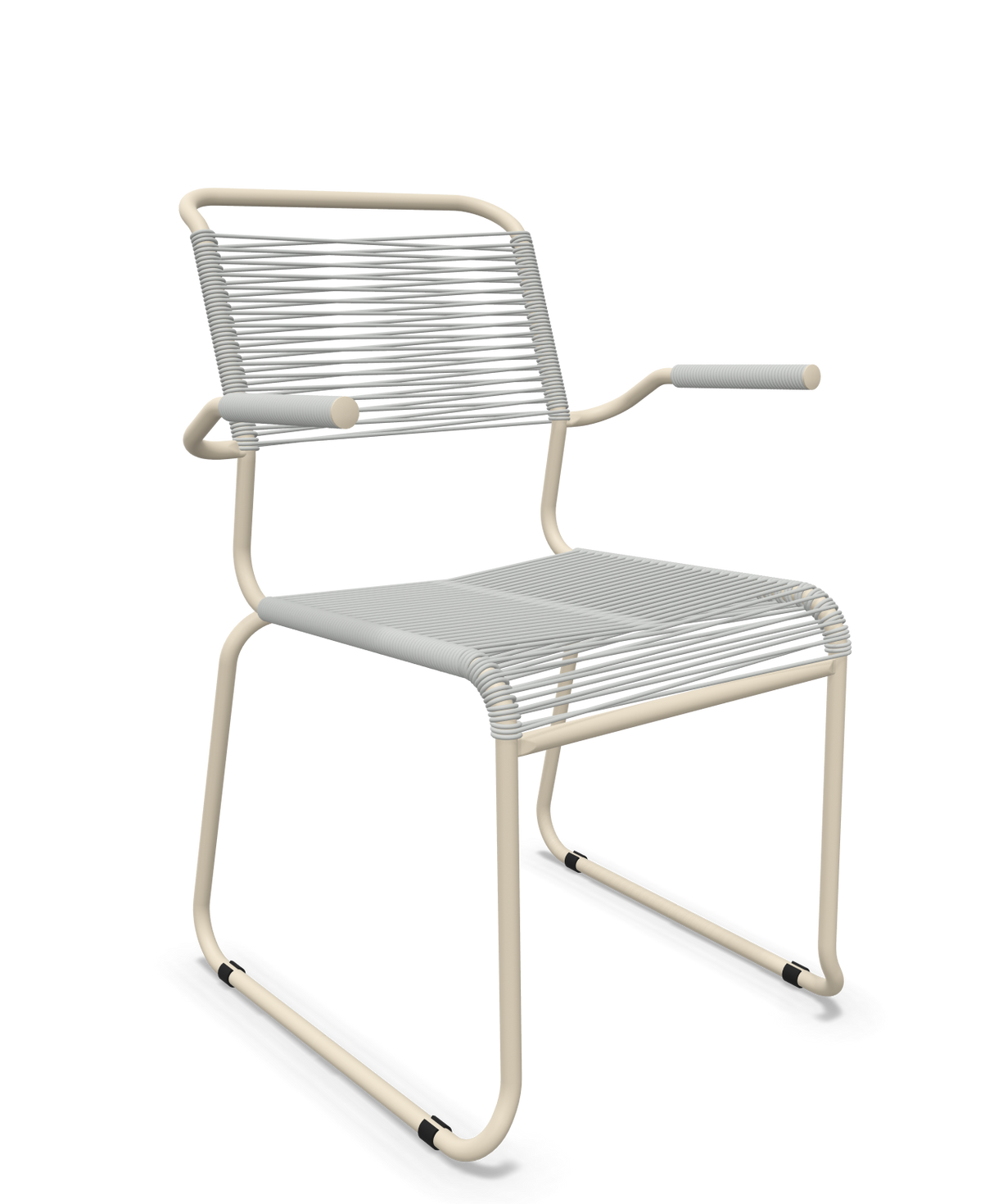 Schaffner Säntis Fauteuil repas Spaghetti pieds en luge