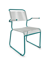 Schaffner Säntis Fauteuil repas Spaghetti pieds en luge