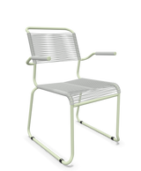 Schaffner Säntis Fauteuil repas Spaghetti pieds en luge