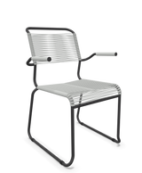 Schaffner Säntis Fauteuil repas Spaghetti pieds en luge