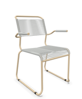 Schaffner Säntis Fauteuil repas Spaghetti pieds en luge