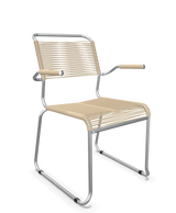 Schaffner Säntis Fauteuil repas Spaghetti pieds en luge