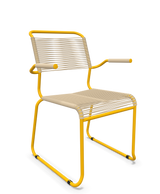 Schaffner Säntis Fauteuil repas Spaghetti pieds en luge