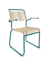 Schaffner Säntis Fauteuil repas Spaghetti pieds en luge
