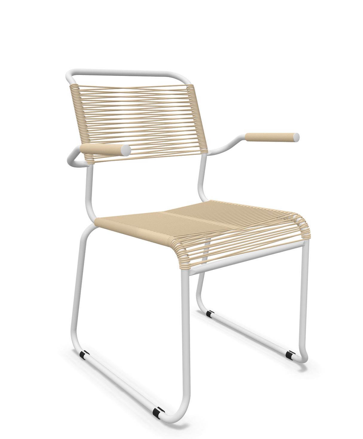 Schaffner Säntis Fauteuil repas Spaghetti pieds en luge