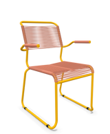 Schaffner Säntis Fauteuil repas Spaghetti pieds en luge