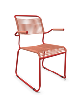 Schaffner Säntis Fauteuil repas Spaghetti pieds en luge