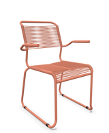Schaffner Säntis Fauteuil repas Spaghetti pieds en luge