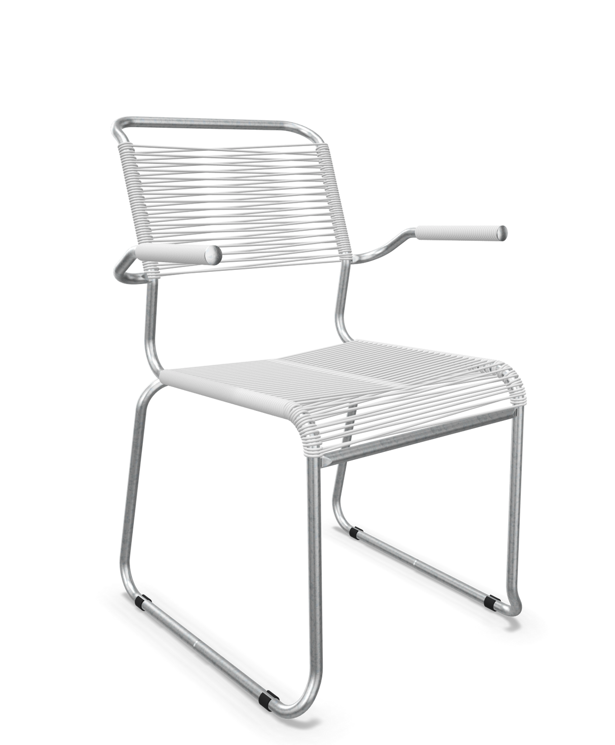 Schaffner Säntis Fauteuil repas Spaghetti pieds en luge