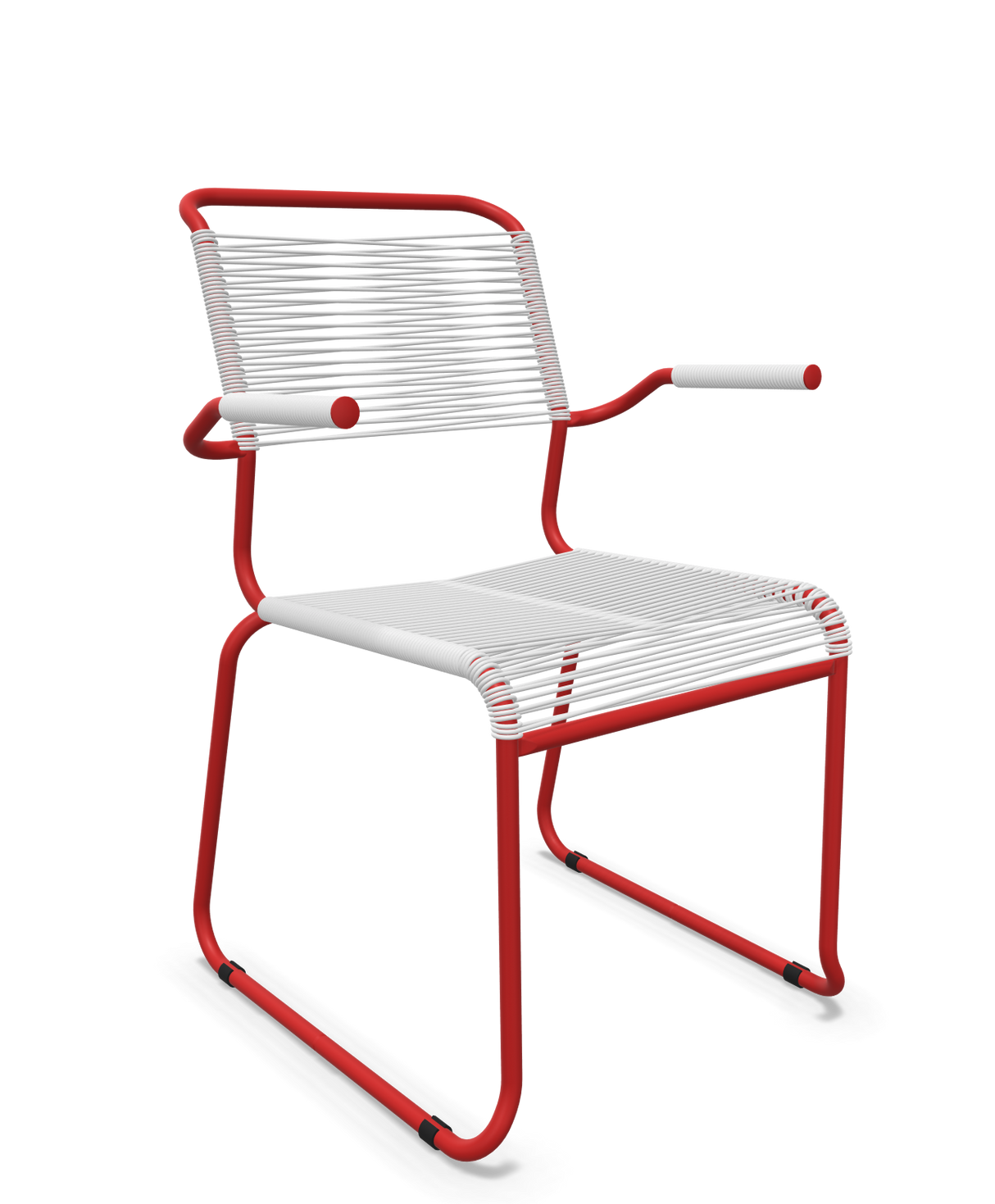 Schaffner Säntis Fauteuil repas Spaghetti pieds en luge