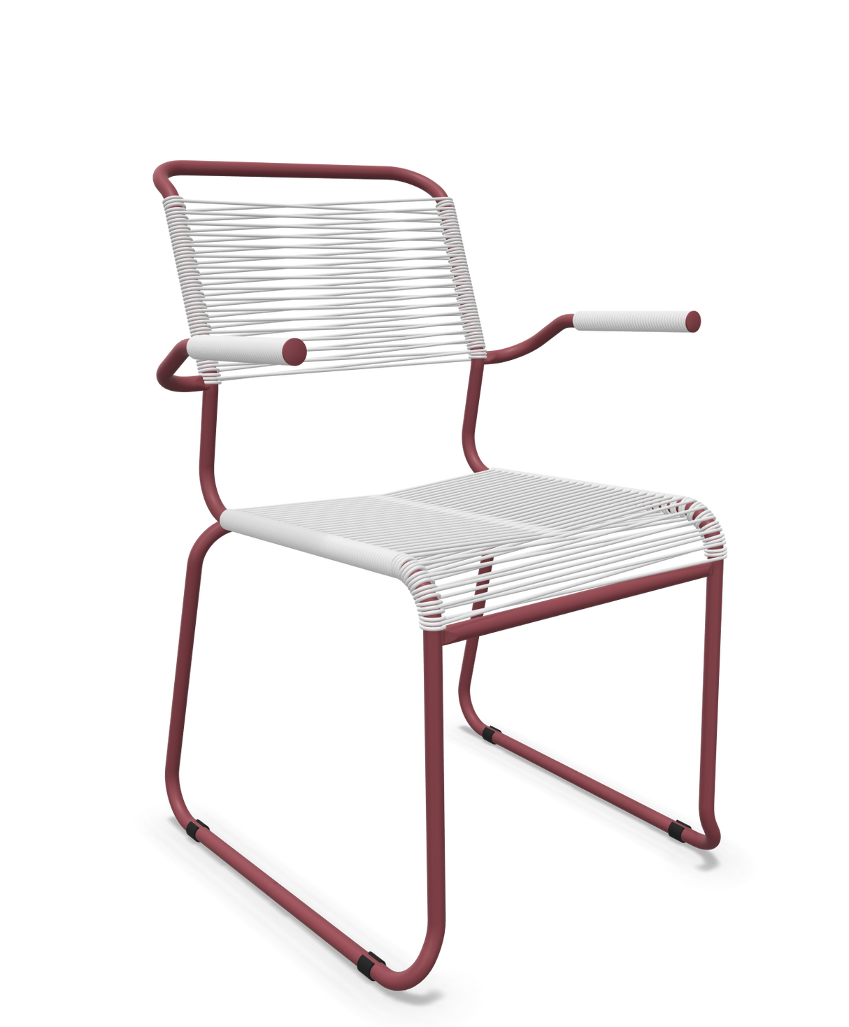 Schaffner Säntis Fauteuil repas Spaghetti pieds en luge