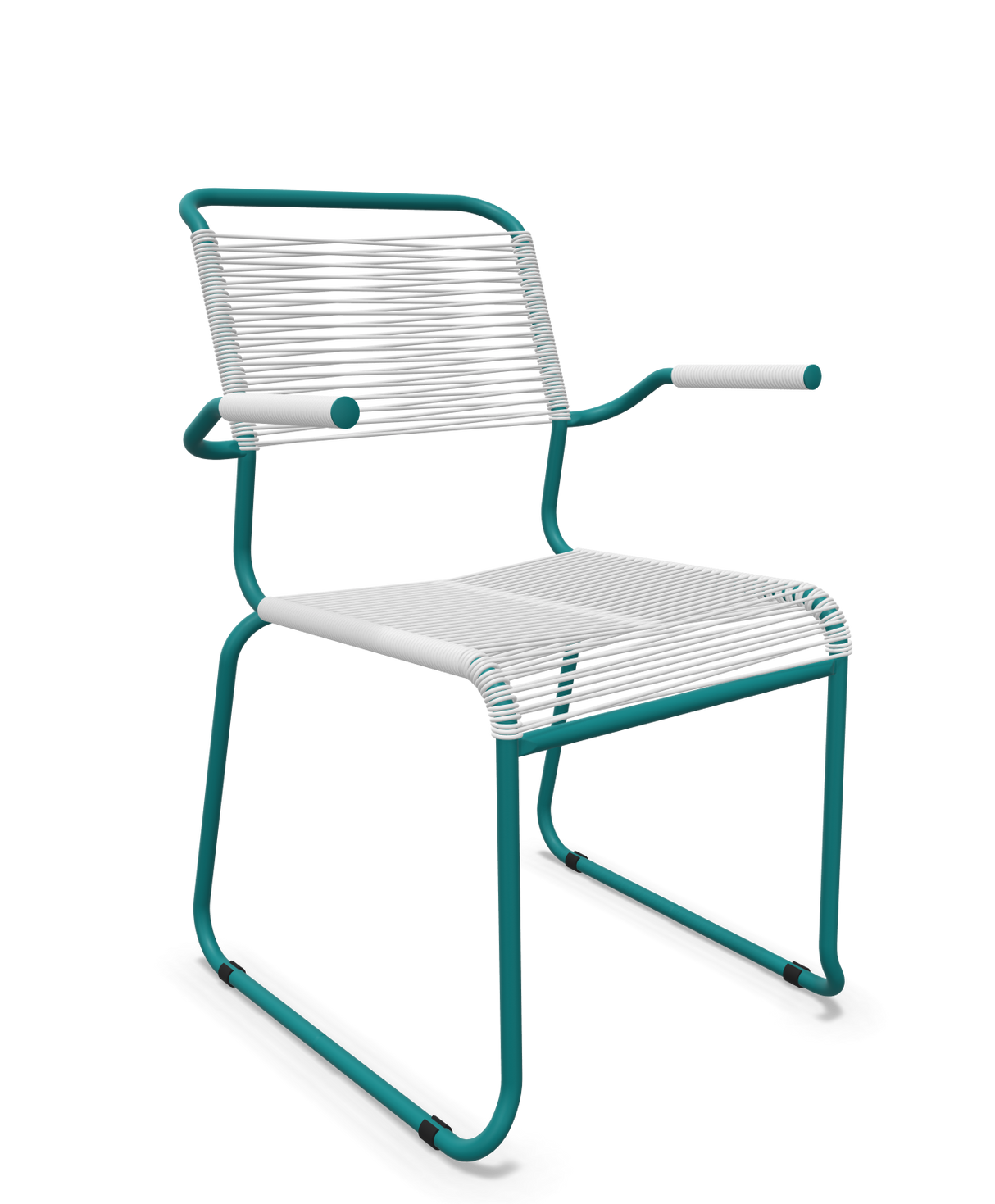 Schaffner Säntis Fauteuil repas Spaghetti pieds en luge