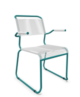 Schaffner Säntis Fauteuil repas Spaghetti pieds en luge