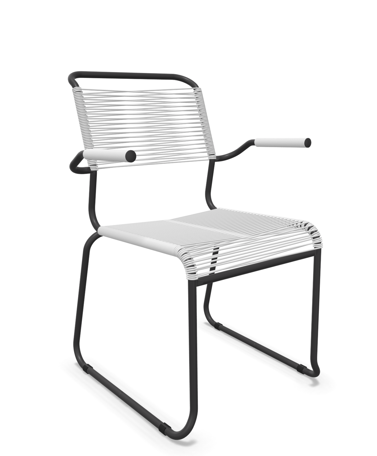 Schaffner Säntis Fauteuil repas Spaghetti pieds en luge