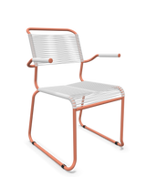 Schaffner Säntis Fauteuil repas Spaghetti pieds en luge
