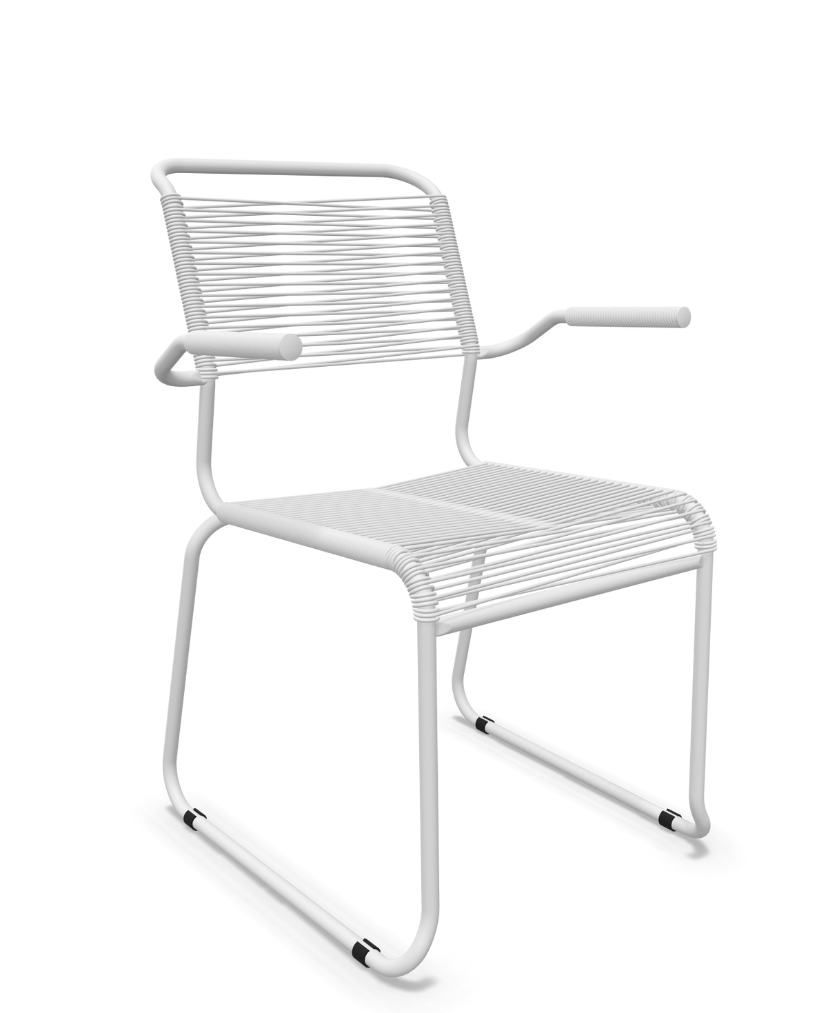 Schaffner Säntis Fauteuil repas Spaghetti pieds en luge