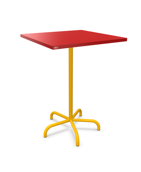 Schaffner Säntis Table haute rabattable 80x80cm h:110cm