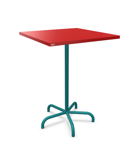 Schaffner Säntis Table haute rabattable 80x80cm h:110cm
