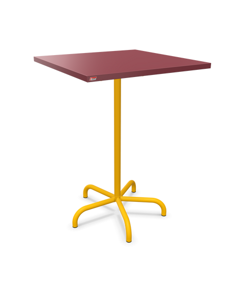 Schaffner Säntis Table haute rabattable 80x80cm h:110cm
