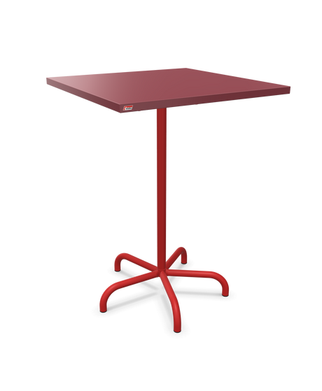 Schaffner Säntis Table haute rabattable 80x80cm h:110cm