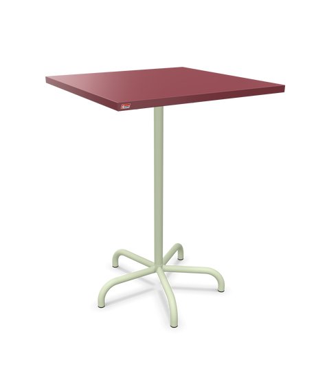 Schaffner Säntis Table haute rabattable 80x80cm h:110cm
