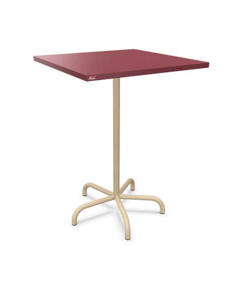 Schaffner Säntis Table haute rabattable 80x80cm h:110cm