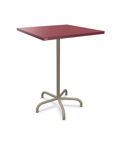 Schaffner Säntis Table haute rabattable 80x80cm h:110cm