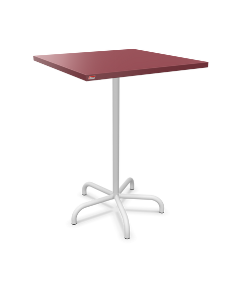 Schaffner Säntis Table haute rabattable 80x80cm h:110cm